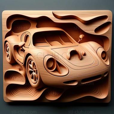 3D мадэль Porsche 907 (STL)